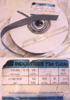25 Conductor Flat Computer Cable-100ft computers cables wiring wires
